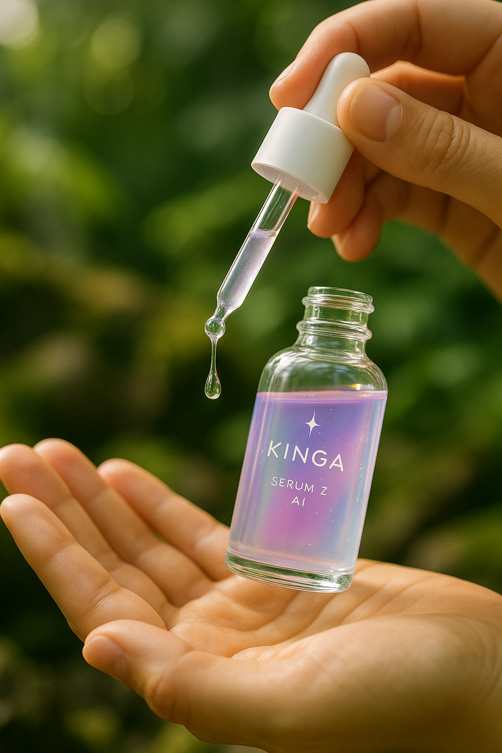 krople na dłoni image