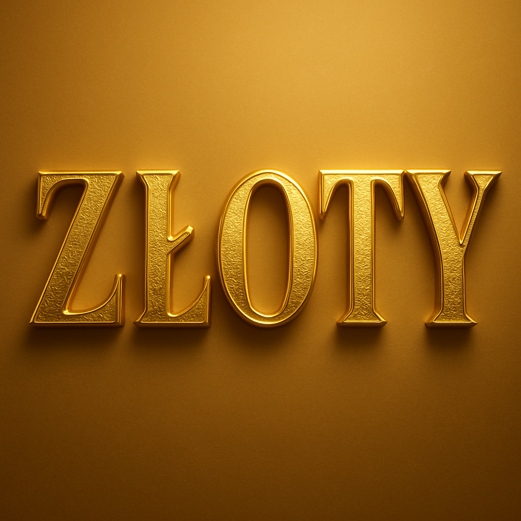 złoty z fakturą
